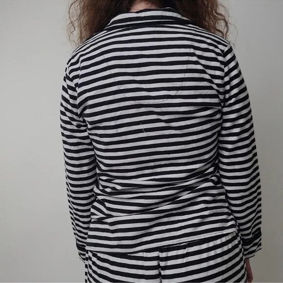 kate spade Black and White Striped Button Up Shirt - Picture 9 of 9